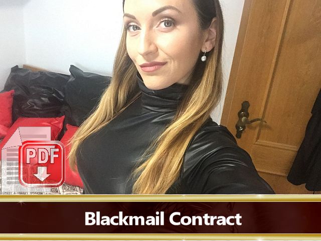 Blackmail Contract - Become my Blackmail slave